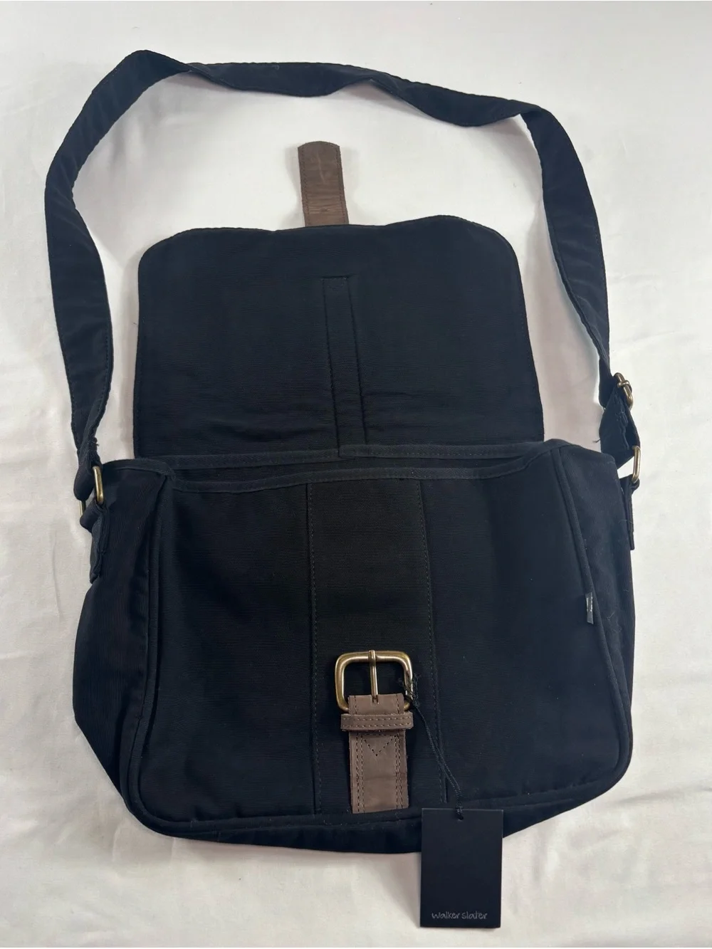 NWT Walker Slater Harris Tweed Crossbody Satchel Bag